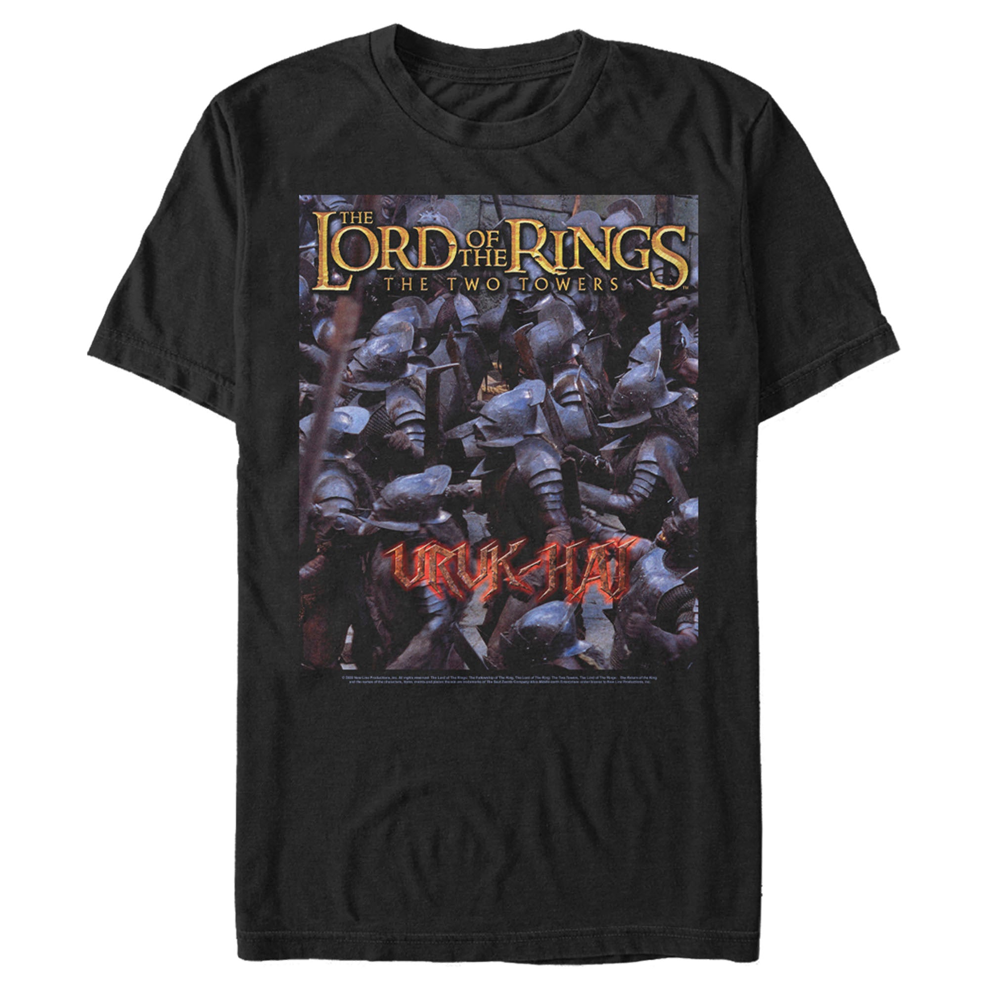 The Lord Of The Rings Men’S Two Towers Uruk Hai  T-Shirt