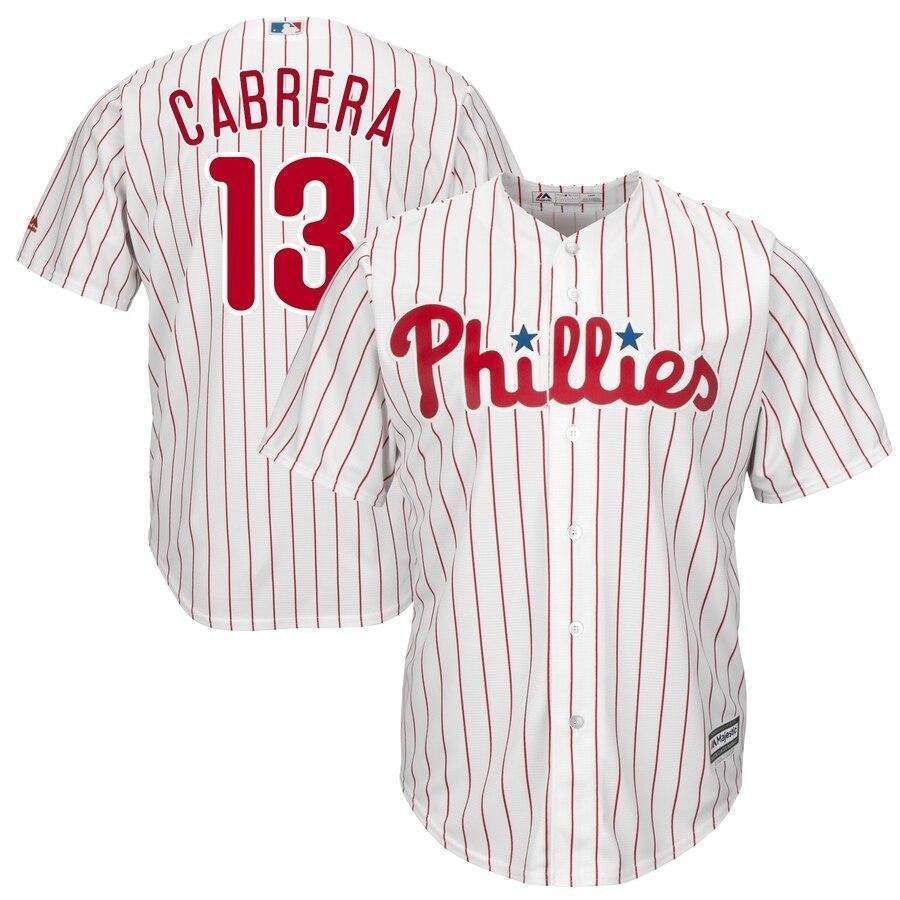 Asdrubal Cabrera Philadelphia Phillies Home Official Cool Base Player Jersey – White