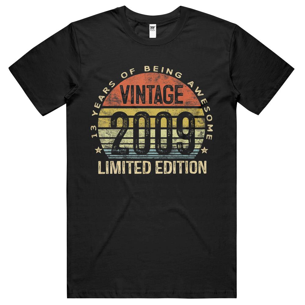 13 Year Old Gifts Vintage 2009 Limited Edition 13Th Birthday T Shirts