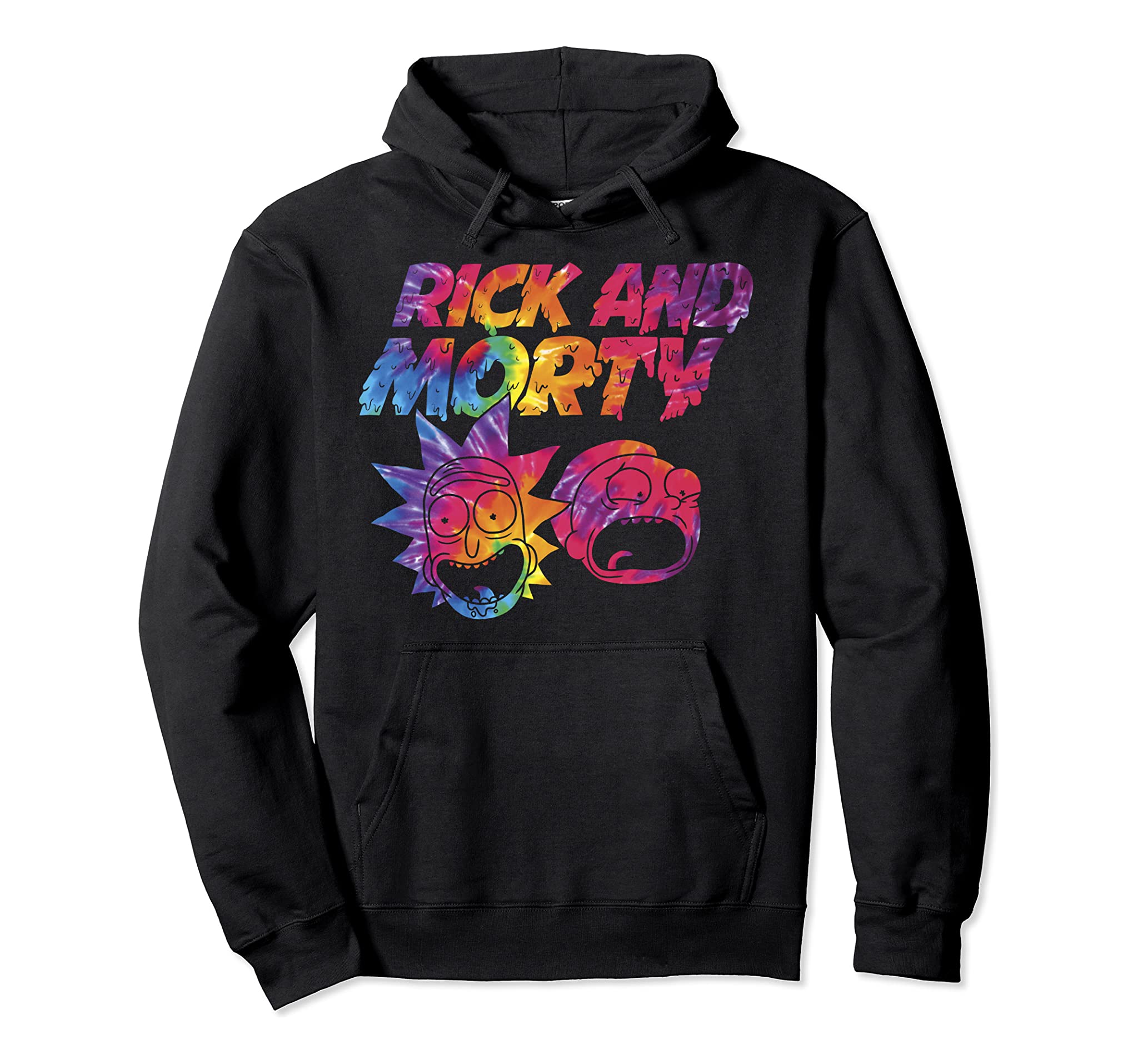 Mademark X Rick And Morty – Rick And Morty Tie Dye Drip Graphic Hoodie