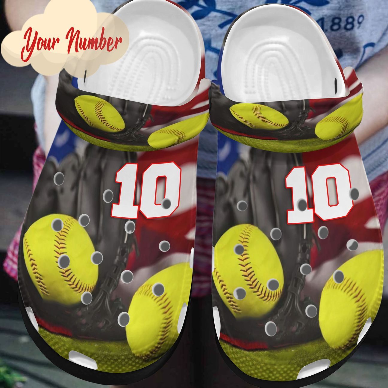 Softball Personalized Clog, Custom Name, Text, Color, Number Fashion Style For Women, Men, Kid, Print 3D Softball Is Not Just A Game