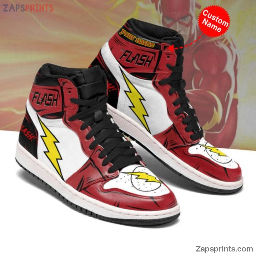 The Flash 3 Personalized Name Air Jd1 Sneakers Custom Shoes