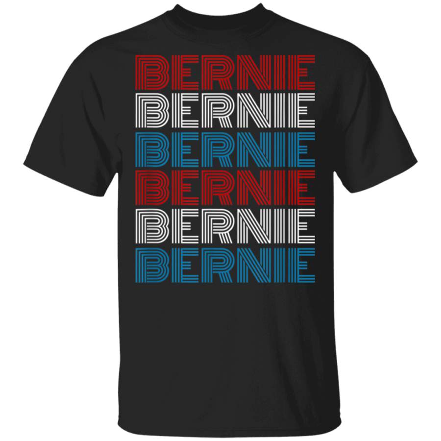 Bernie American Red White Blue Retro Vintage Style TShirt