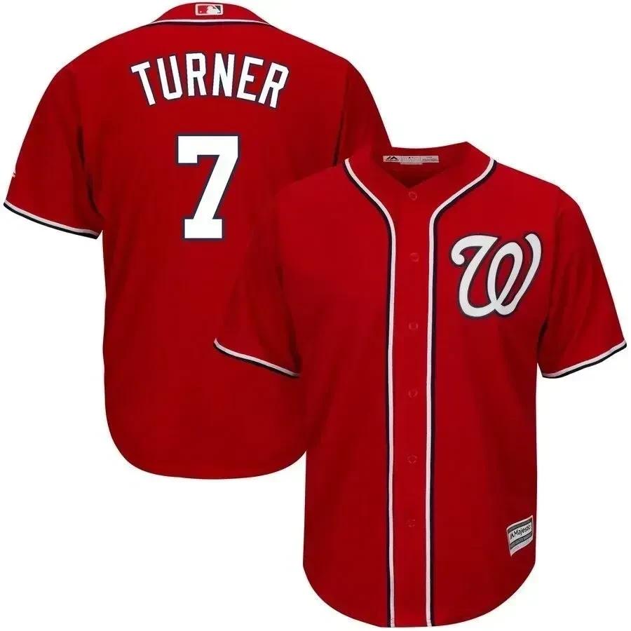 Trea Turner Washington Nationals Big And Tall Alternate Cool Base Player Jersey – Scarlet