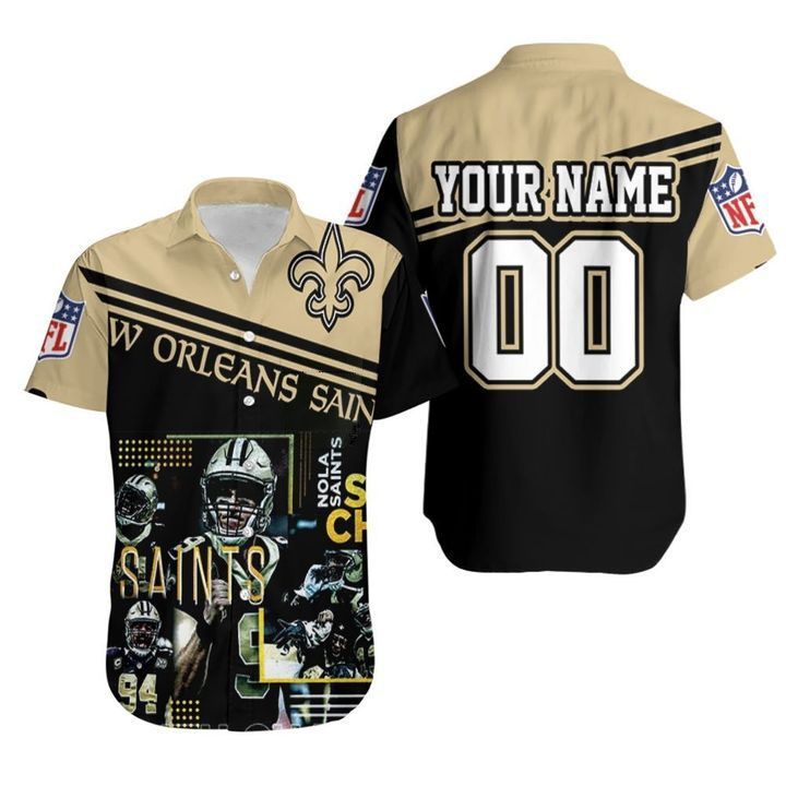 Personalized New Orleans Saints Nfc Hawaii Graphic Print Short Sleeve Hawaii Shirt Ha103089