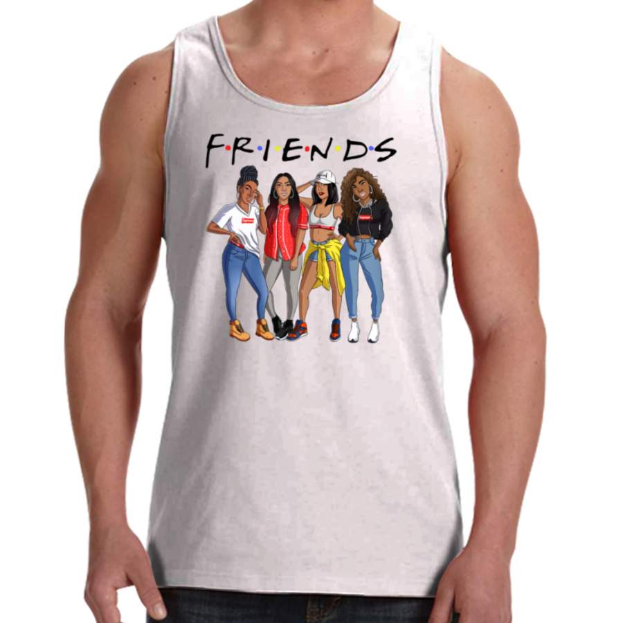 Afro Queens Black Girls Friend T-shirt Men’s Tank Tops