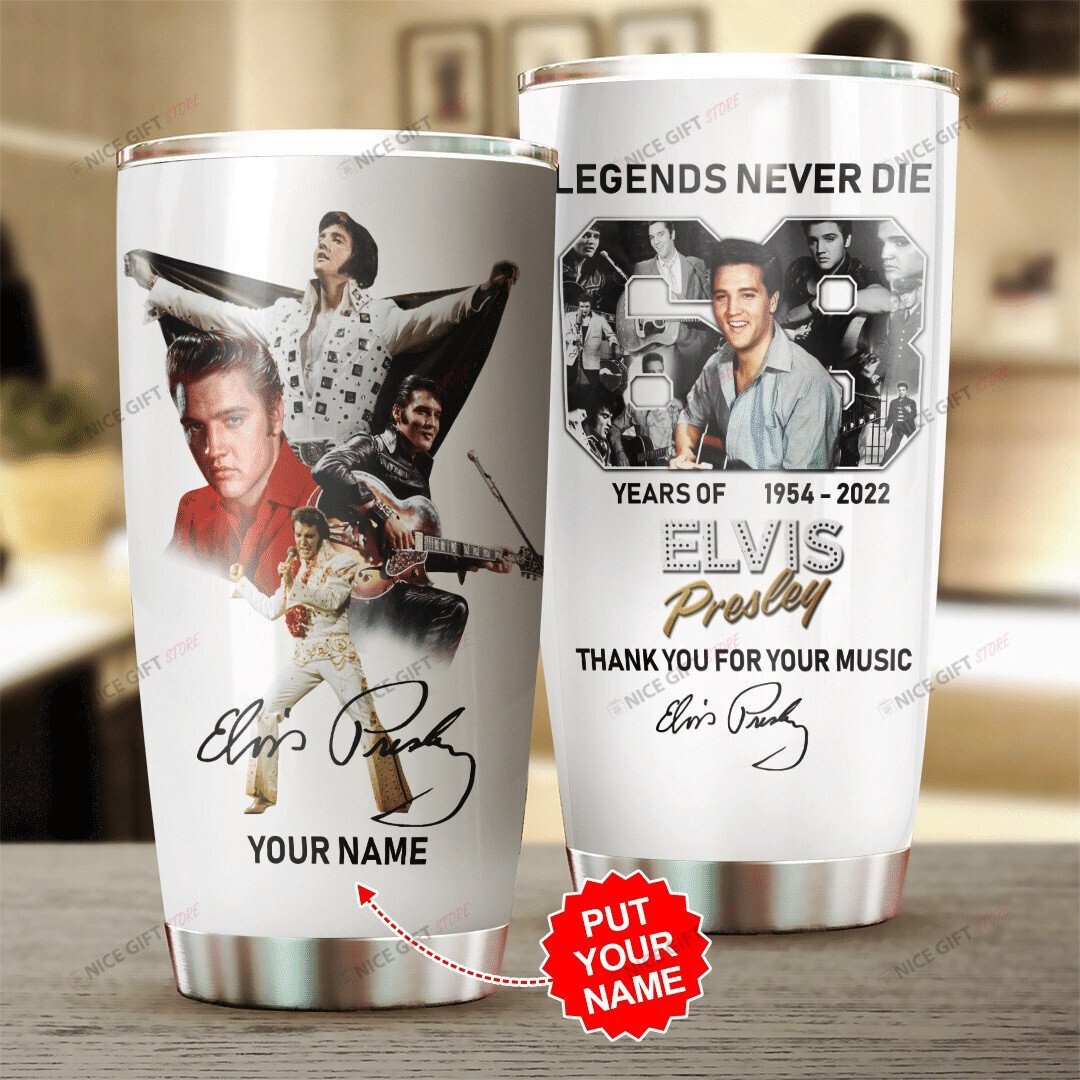 Elvis Presley Custom Name Tumbler Tbl-N2V3