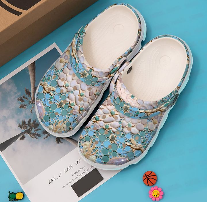 Beach Sea Turtle Life Sku 274 Crocs Crocband Clog Comfortable For Mens Womens Classic Clog Water Shoes