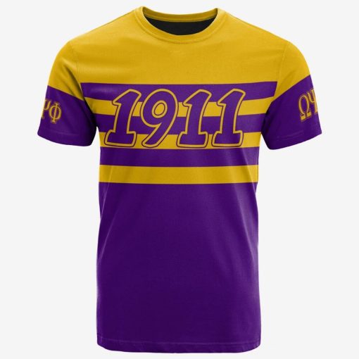 Omega Psi Phi T-Shirt – Fraternity Line Style T-Shirt