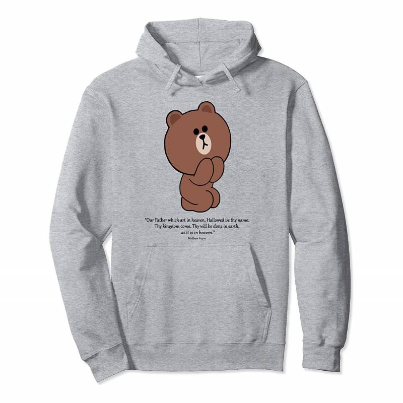 Christian brown bear cony bunny rabbit our Father in heaven Pullover Hoodie, T Shirt, Sweatshirt