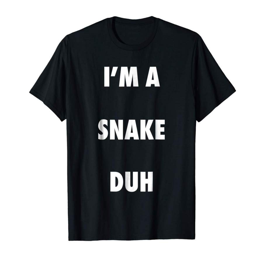 Easy Halloween Snake Costume Shirt for Men Fashion Cotton T-Shirts