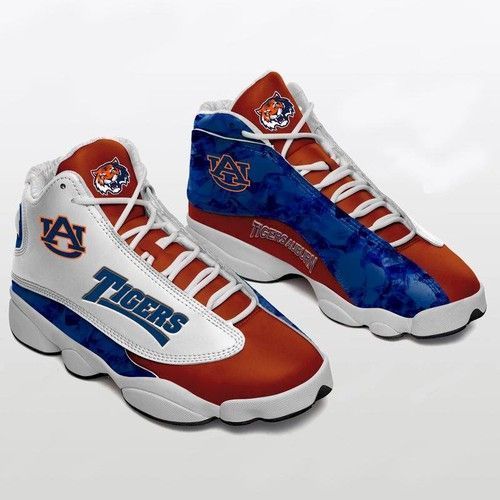 Auburn Tigers Football Custom Shoes Custom Air Jordan 13 Sneaker Shoes Fullsize