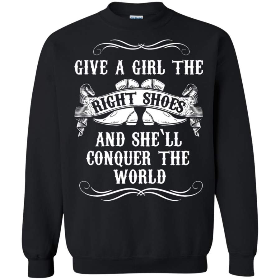 AGR Give A Girl The Right Shoes Sweatshirt