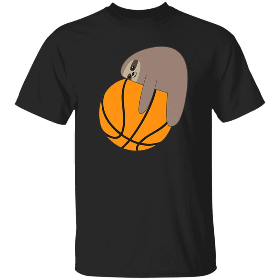 Sloth Basketball Shirt, Funny Cute Animal Lover Sports Gift