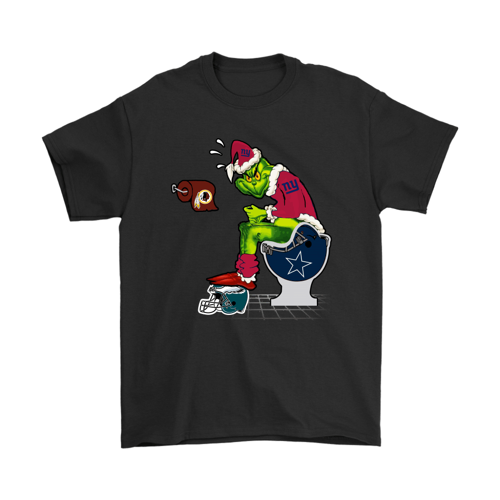 Discover Cool The Grinch New York Giants Shit On Other Teams Christmas Shirts