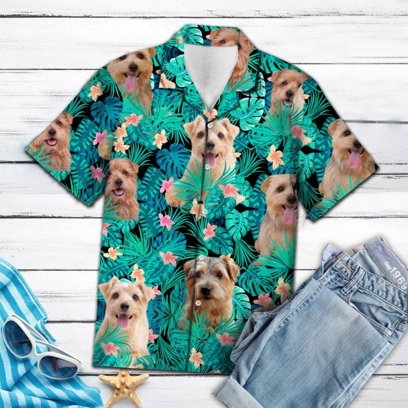 Norfolk Terrier Tropical Hawaiian Shirt Ha73074