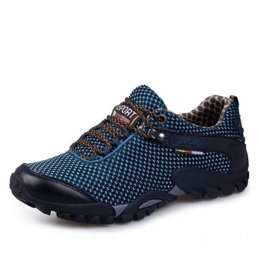 Outdoor Hiking Shoes Men Breathable Mesh Sport Camping Climbing Trekking Shoes Men Tactical Tiking Shoes Men Hiking Sneakers