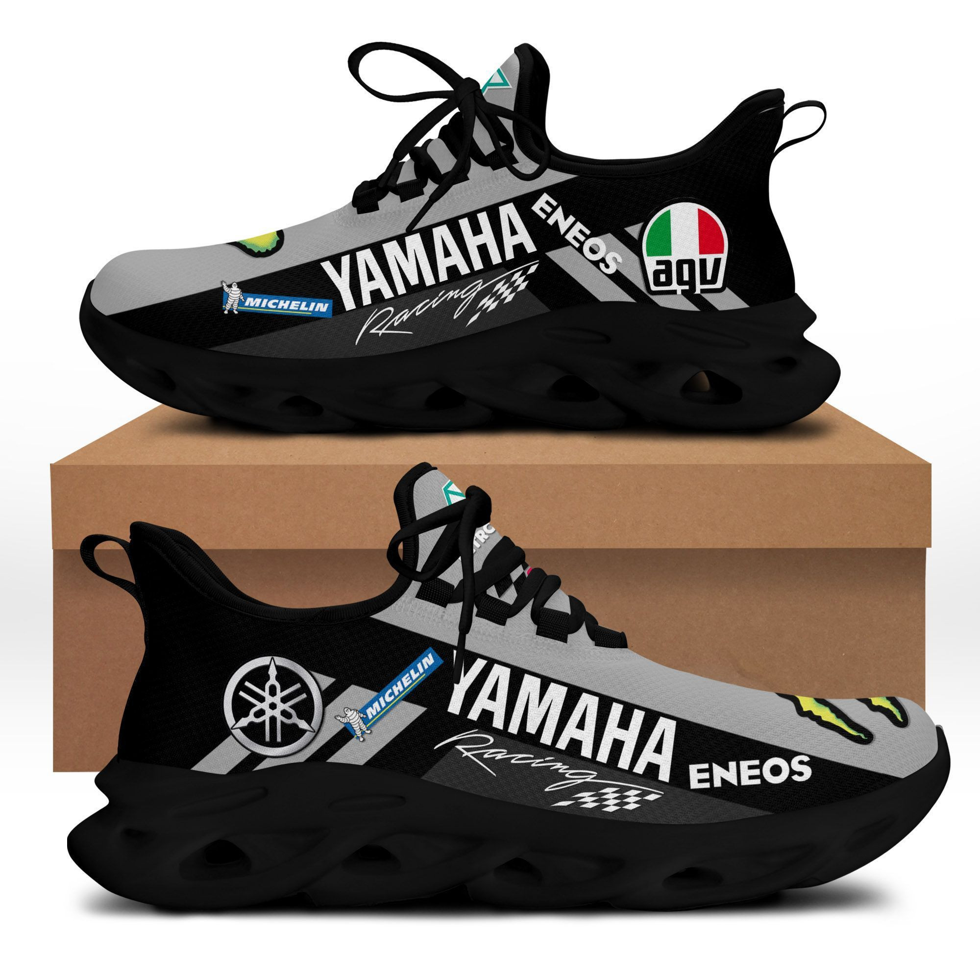 Yamaha Racing Bs Running Shoes Ver 3 (Grey)