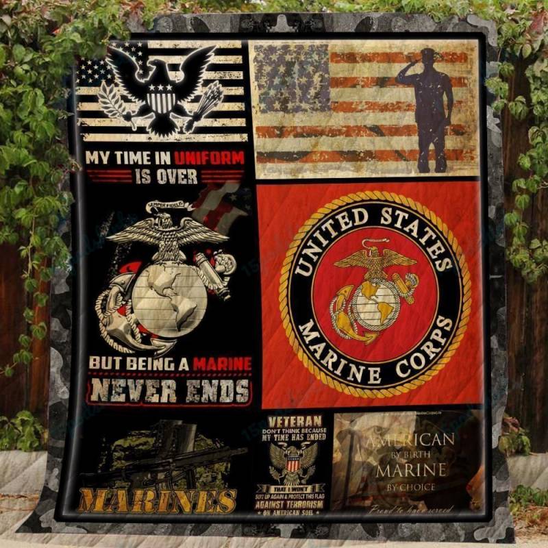 BC US Marine Veteran Quilt