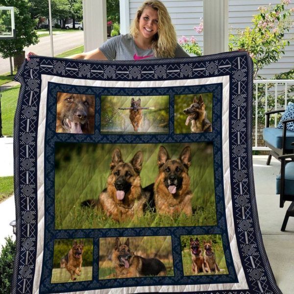 German Shepherd Qui28004 3D Quilt Blanket HGM45