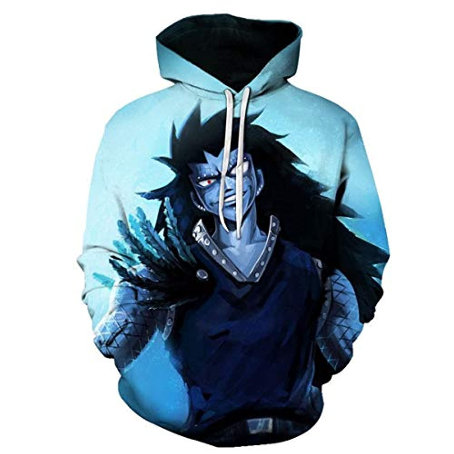 3D Printed Fairy Tail Pullovers – Casual Pouch Pocket Drawstring Hoodies