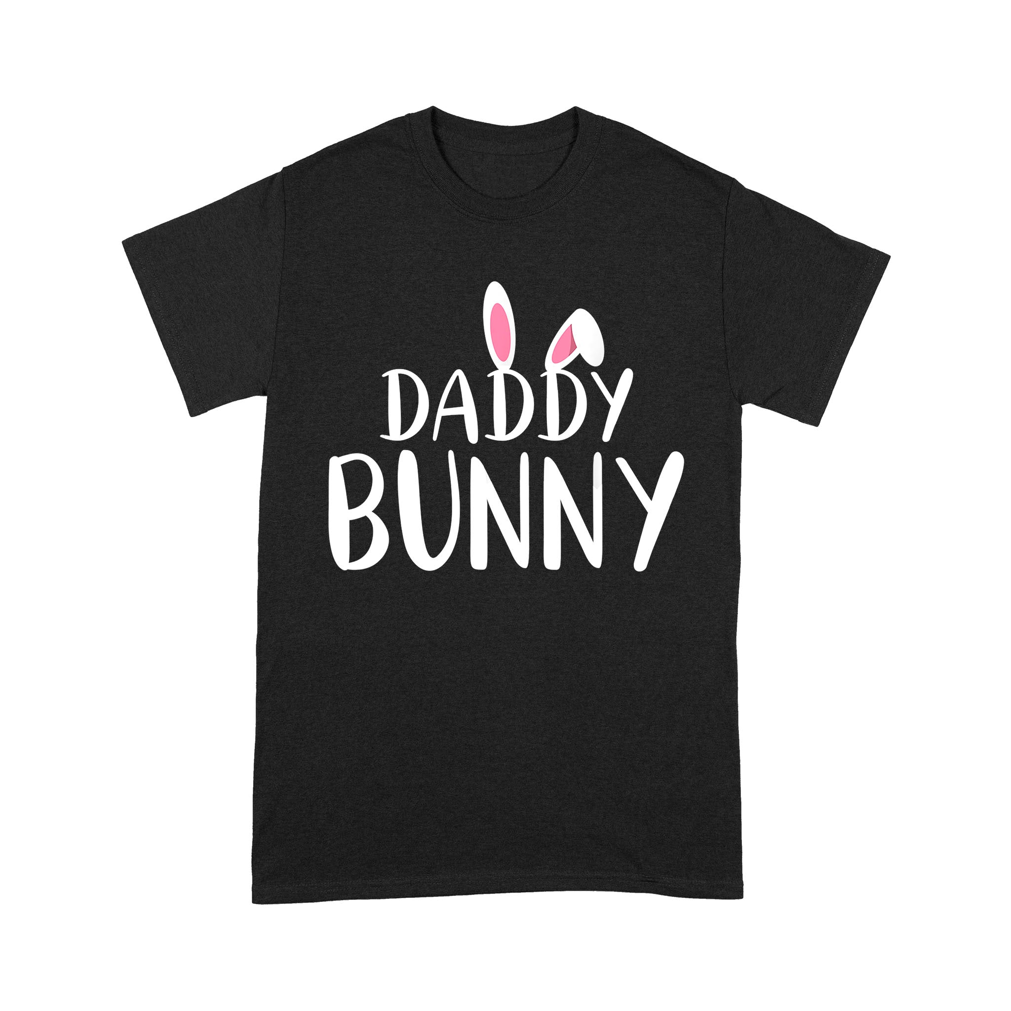 Mens Daddy Bunny Easter Shirt Pregnant Mom Matching Couple – Standard T-Shirt