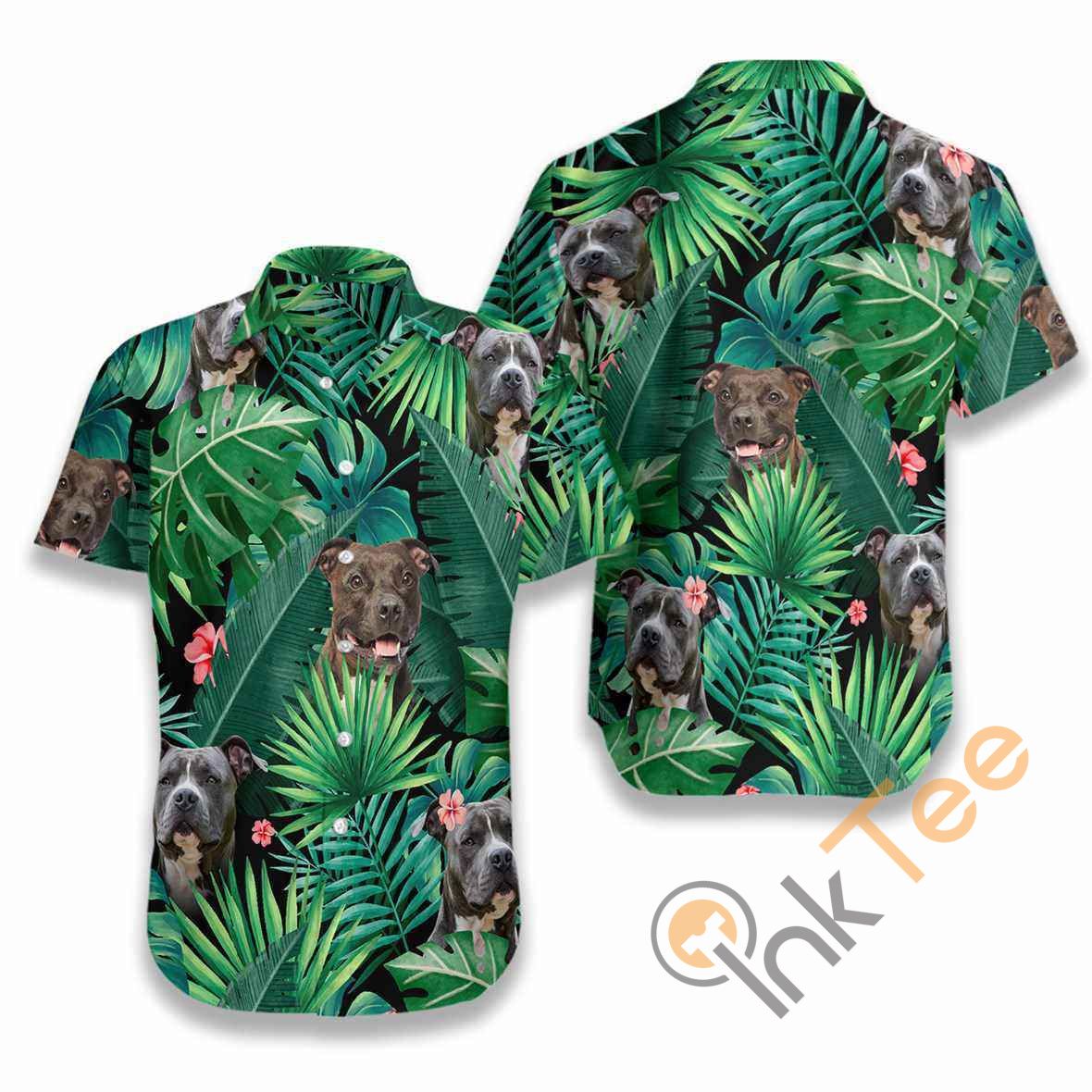 Tropical Pitbull Hawaii Shirts Ha108650