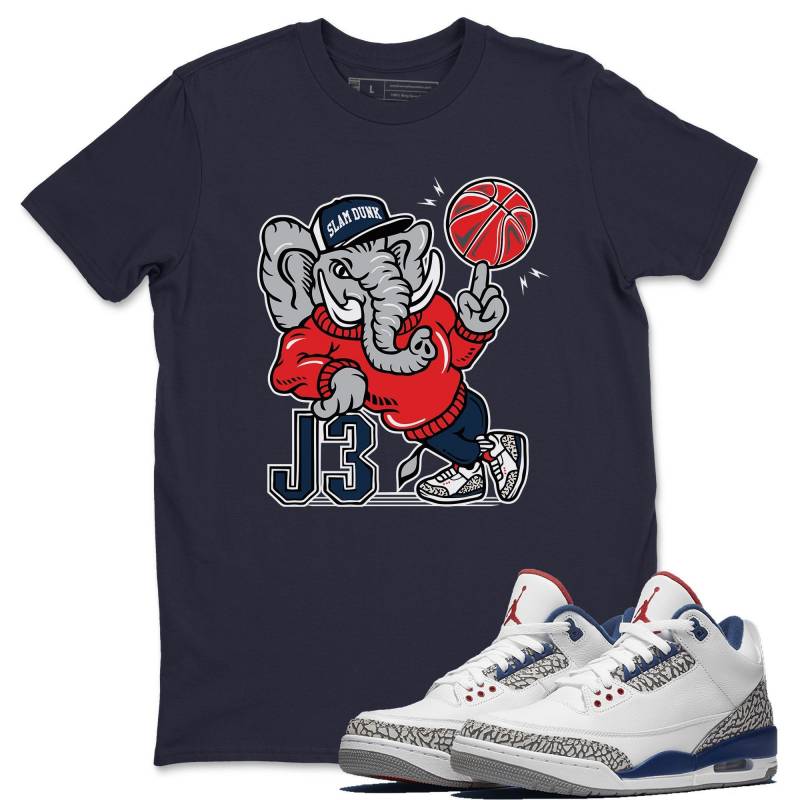 AJ3 Elephant Navy T-Shirt – Air Jordan 3 True Blue