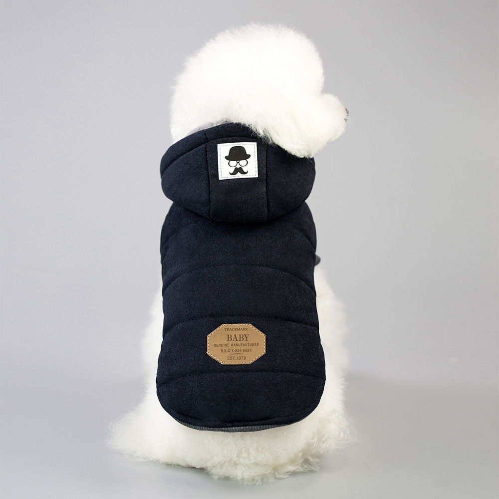 Winter Warm Fleece Dog Clothes for Small Dogs Puppy Jacket Padded Pet Dog Coat Chihuahua Hoodie Shih Tzu Outfit Yorkies Customes alx