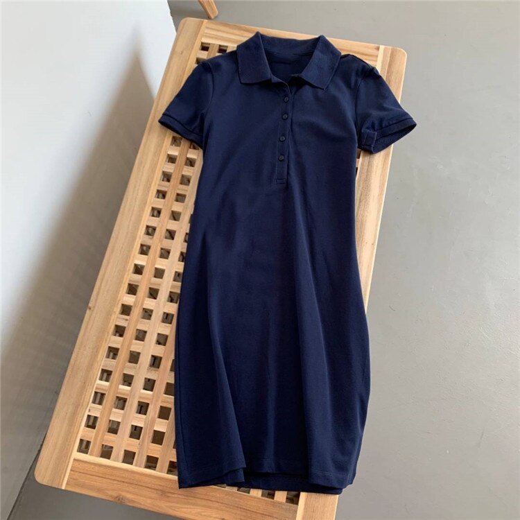 Top quality women’s short croc odile polo dress summer dresses ladies short sleeve above the knee, elegant mini dress alx