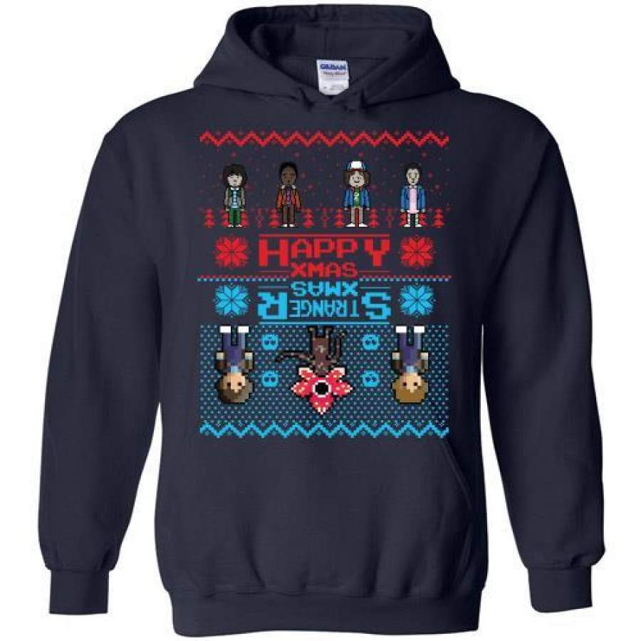 Stranger Xmas Stranger Things Ugly Christmas Hoodie