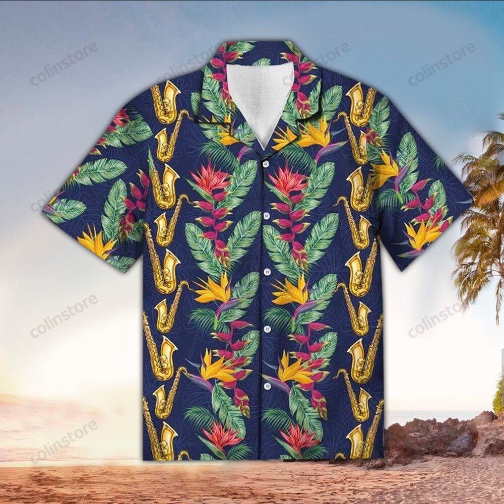 Saxophone Aloha Perfect Hawaii Shirt For Ha11557