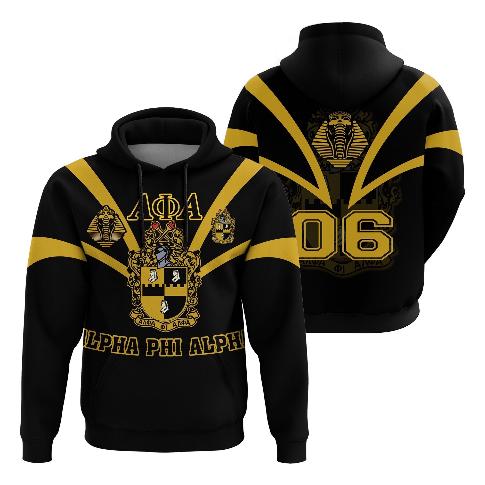 Fraternity Hoodie – Alpha Phi Alpha Pullover – Tusk Style