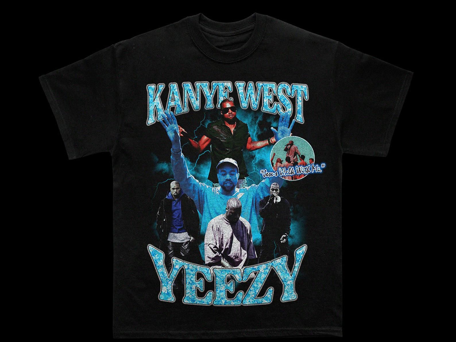 Vintage Kanye West Retro Black T Shirt | Gift For Fan S-5