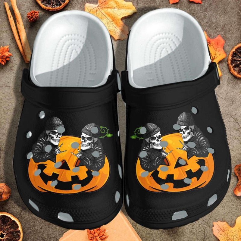 Skull Hip Hop Tattoo Crocband Clogs Shoes