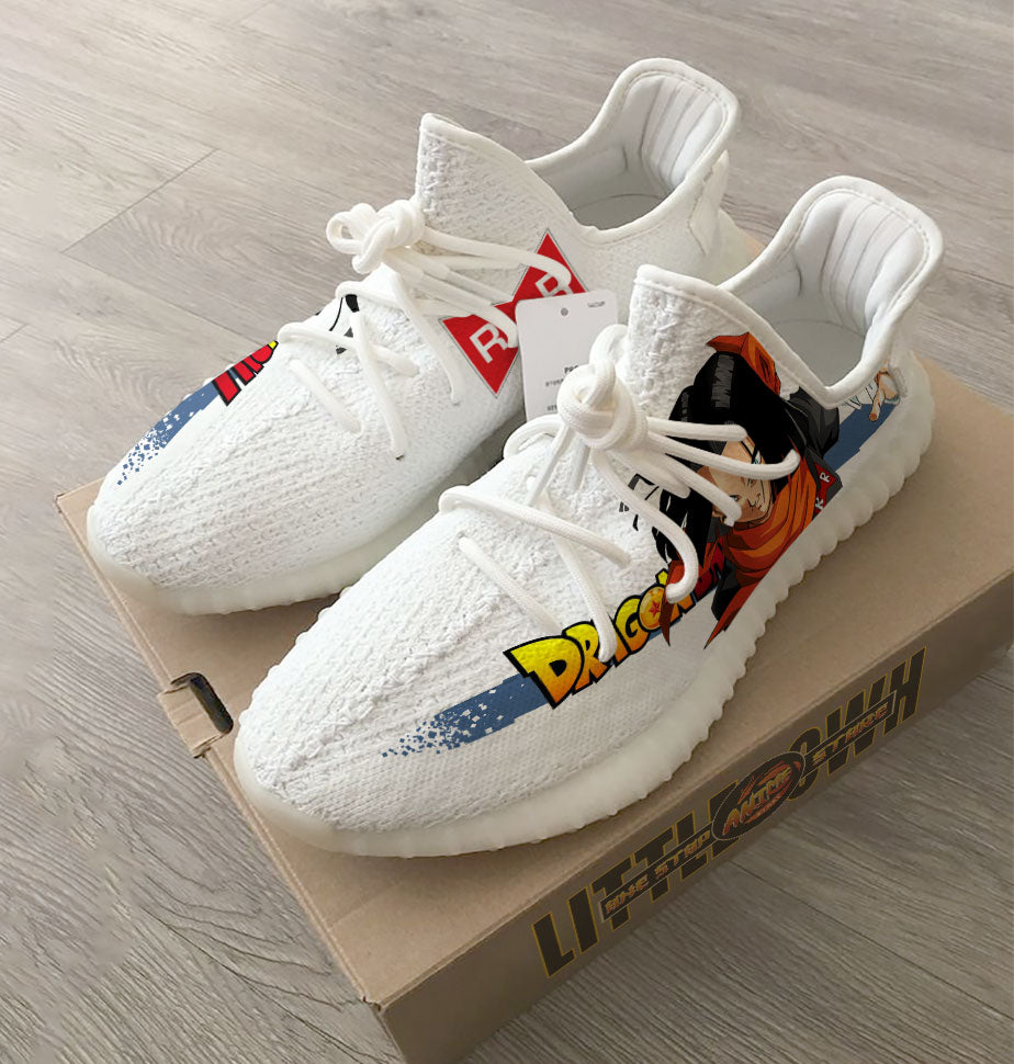 Android 17 Shoes Custom Dragon Ball Anime Yz Boost Sneakers