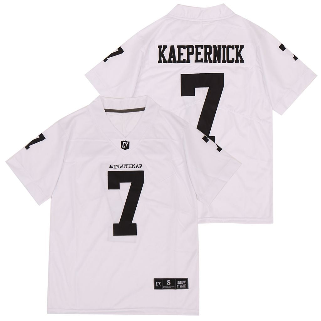 Colin Kaepernick 7 San Francisco 49Ers Inwithkap White Jersey