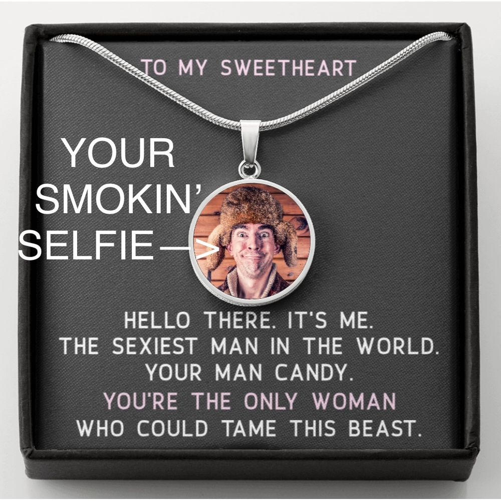 Man Candy Selfie Necklace