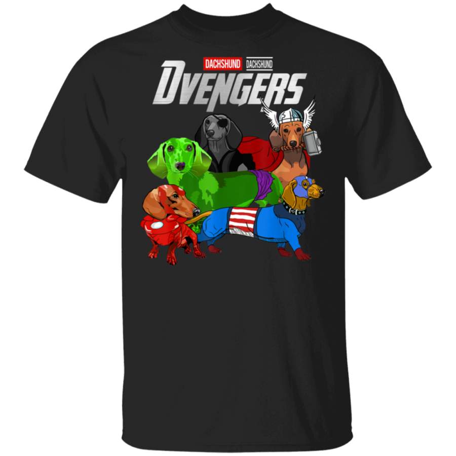 Dvengers T-shirt Funny Dog Dachshund Shirt Gift