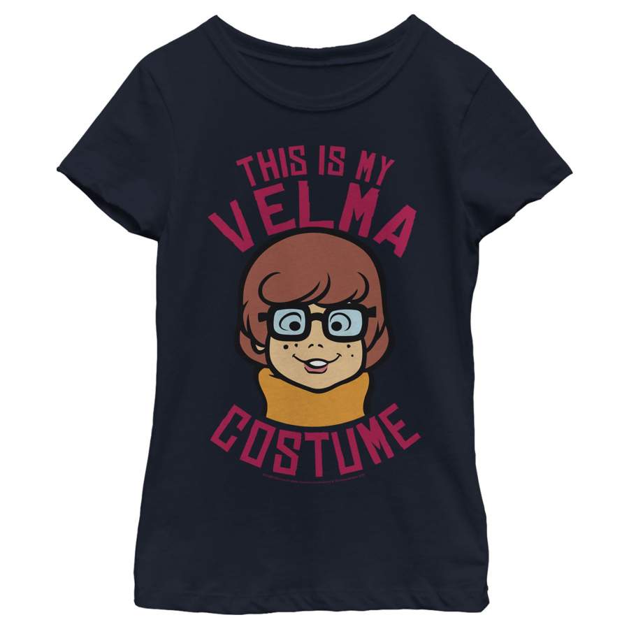 Scooby Doo Girl’s Velma Costume  T Shirt