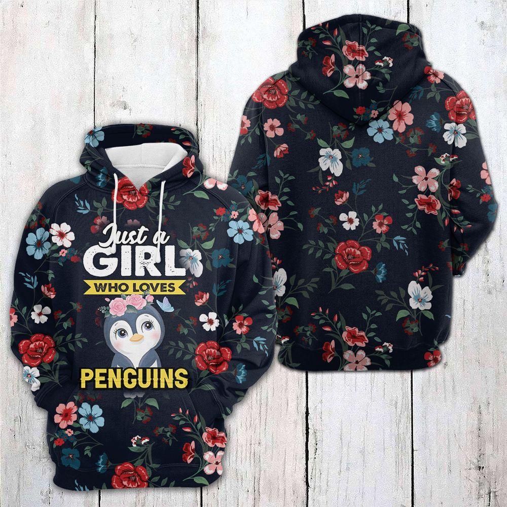 Hoodie Mother’s day Father’s day unique gift ideas for mom & dad from daughter & son kids, meaningful birthday presents –  Amazing Penguin HT10811 – All Over Print Unisex Hoodie