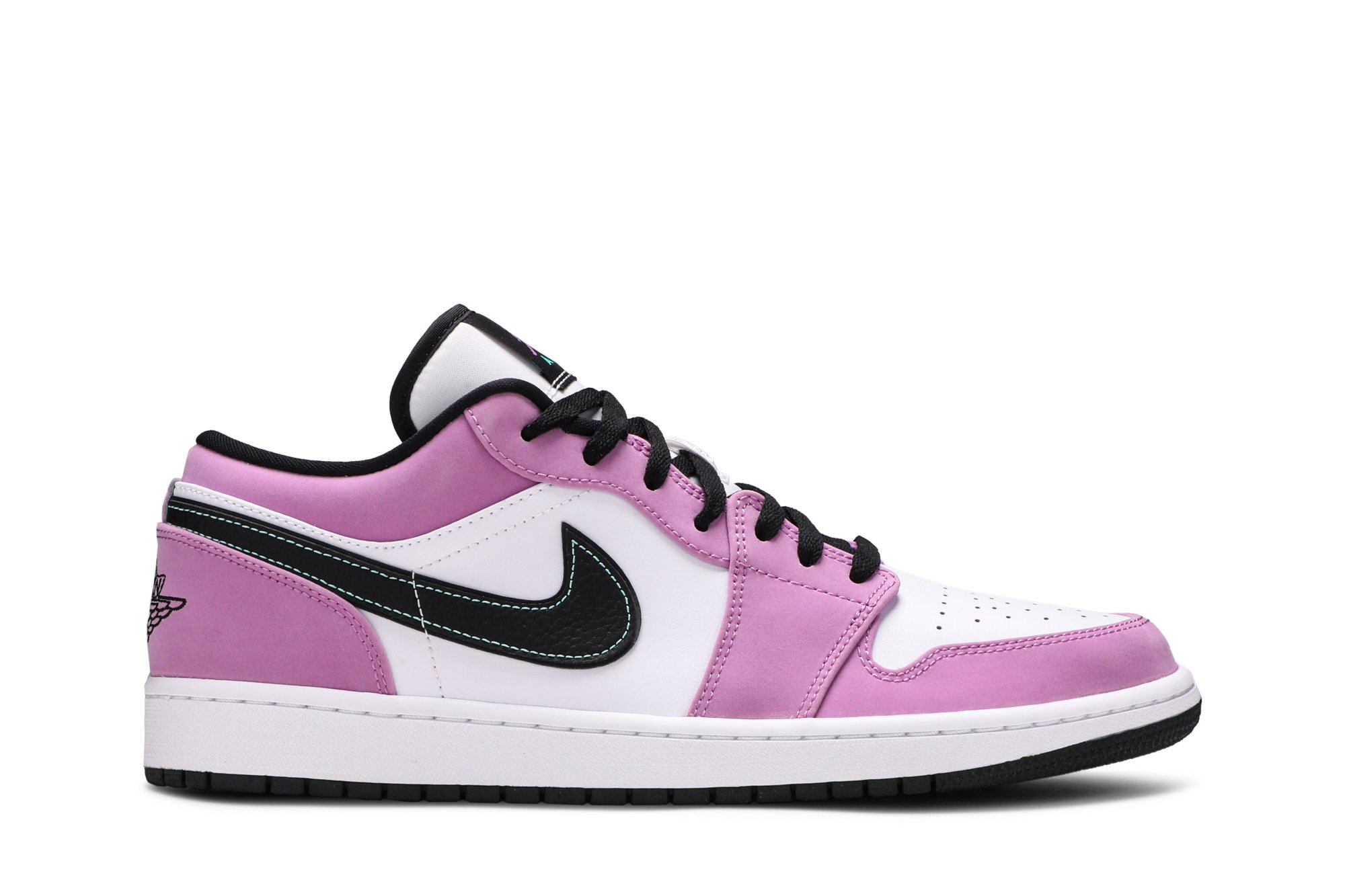 Jordan 1 Low SE Violet Shock White Black 601409