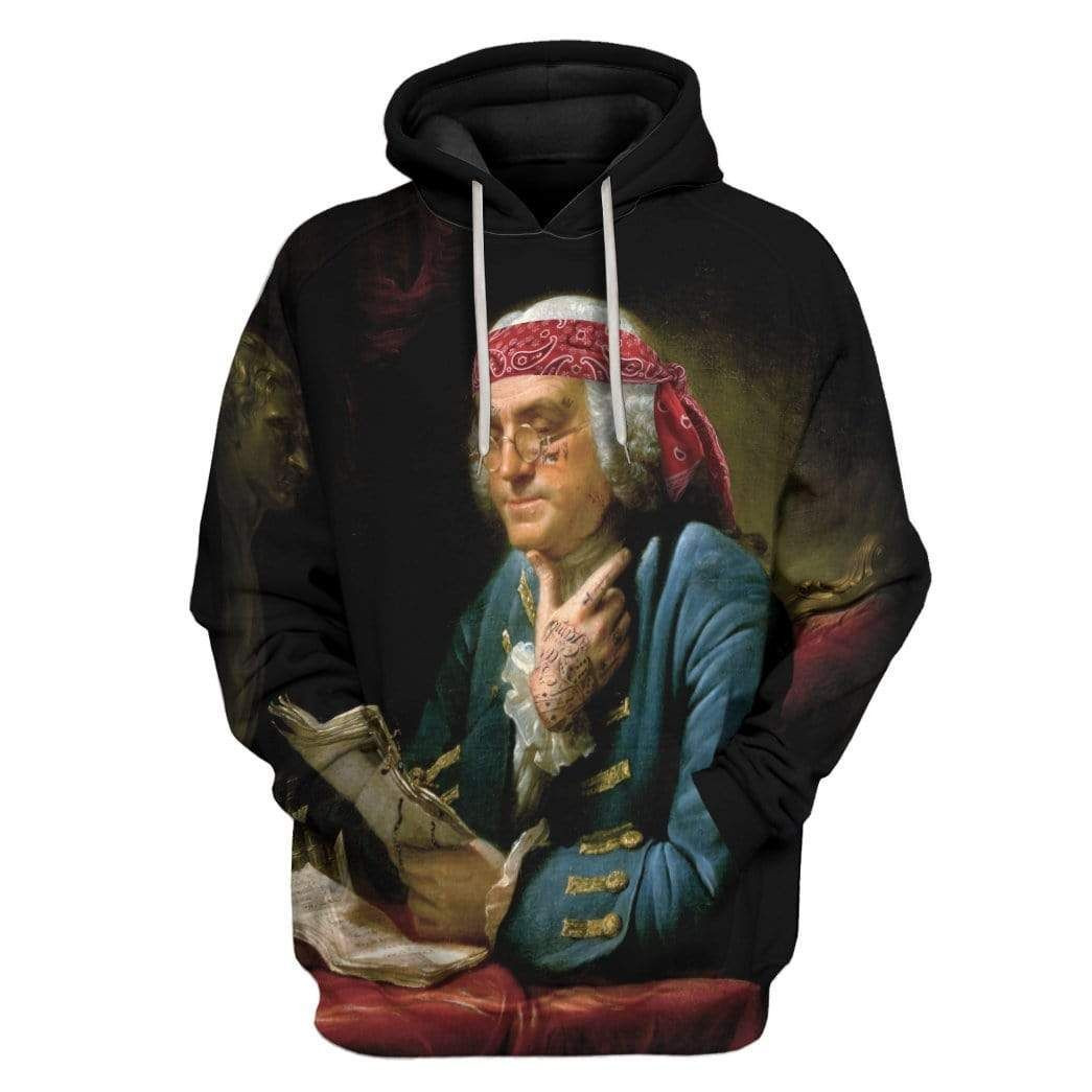 3D Red Benjies Custom Hoodie Apparel