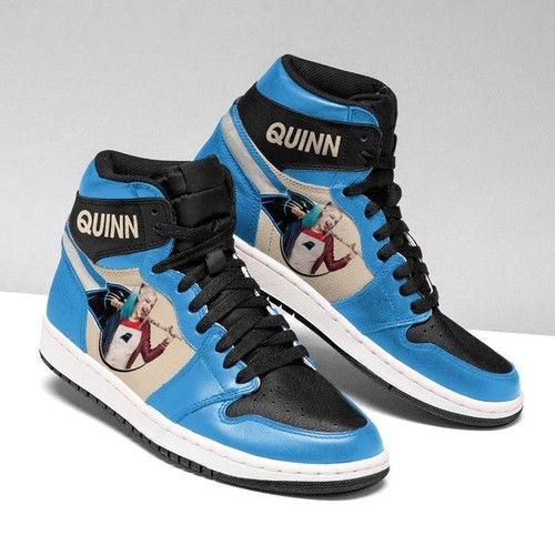Harley Quinn Carolina Panthers Jordan Sneakers High Top Shoes Jordan Sneaker