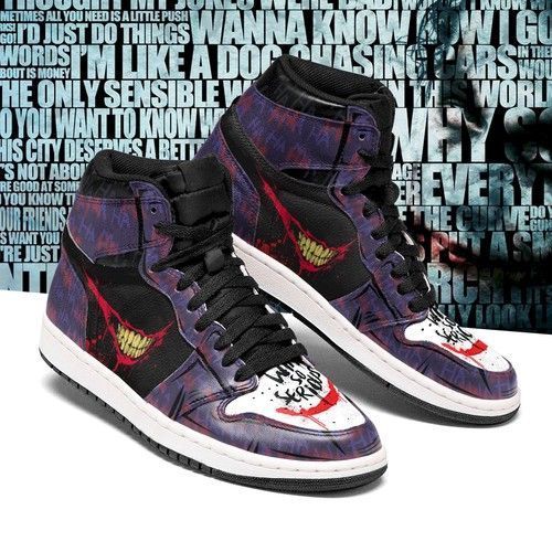 Joker Jd Sneakers High-top Jordan Sneaker Customized Gift For Fan ...