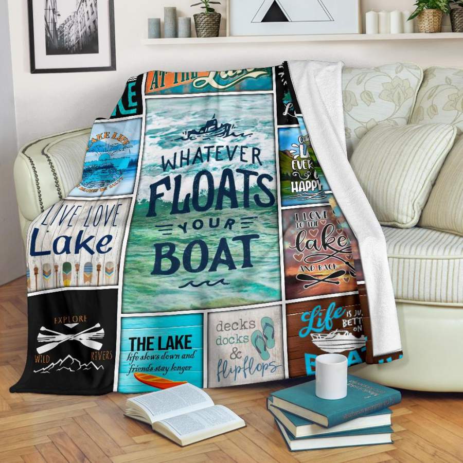 Whatever Floats Your Boat Blanket Gift For People