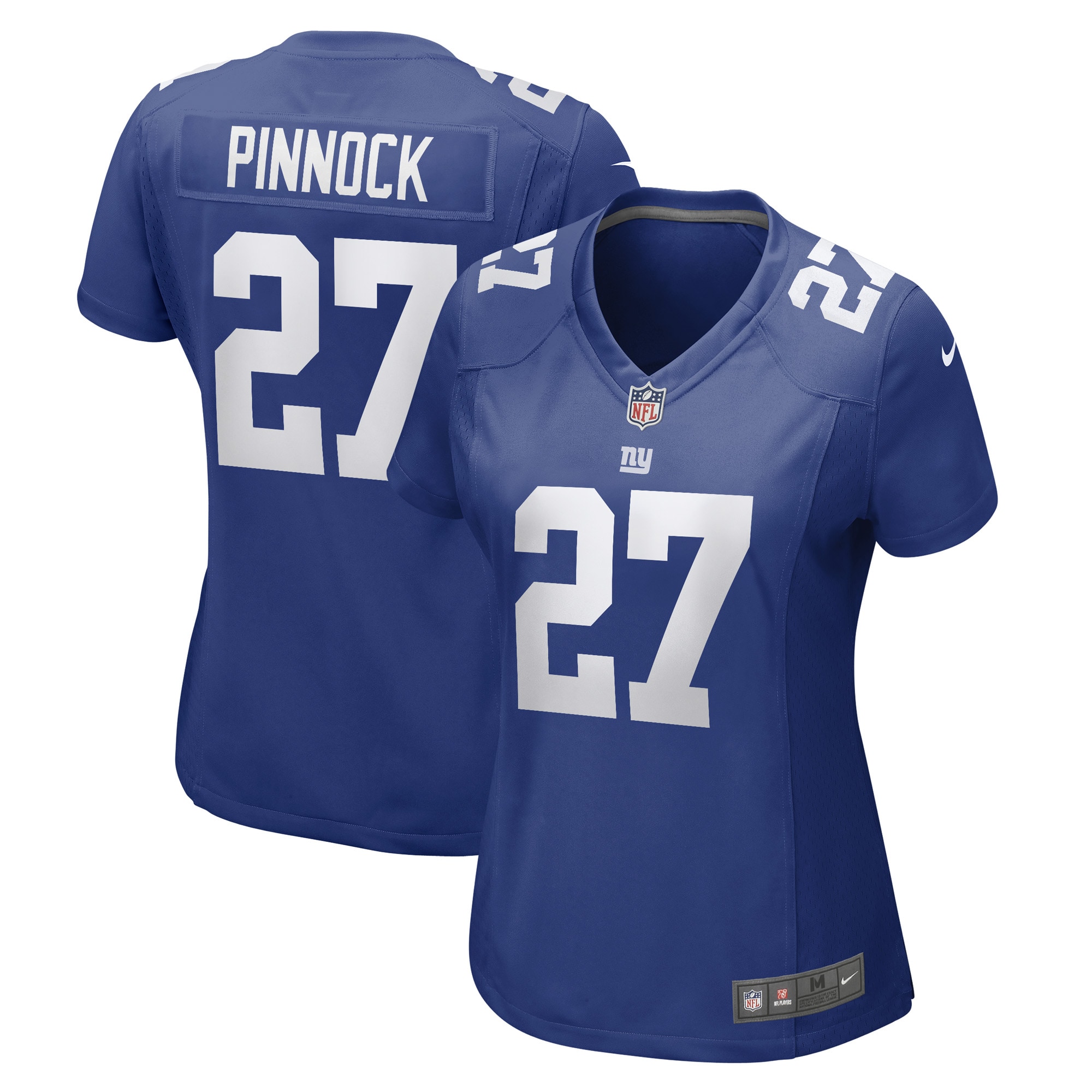 Women’s New York Giants Jason Pinnock Royal Game Player Jersey