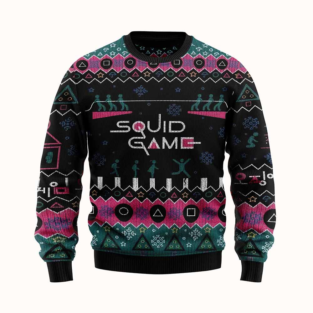 2021 Classic Ugly Sweater – Merry Squidmas Christmas Sweater