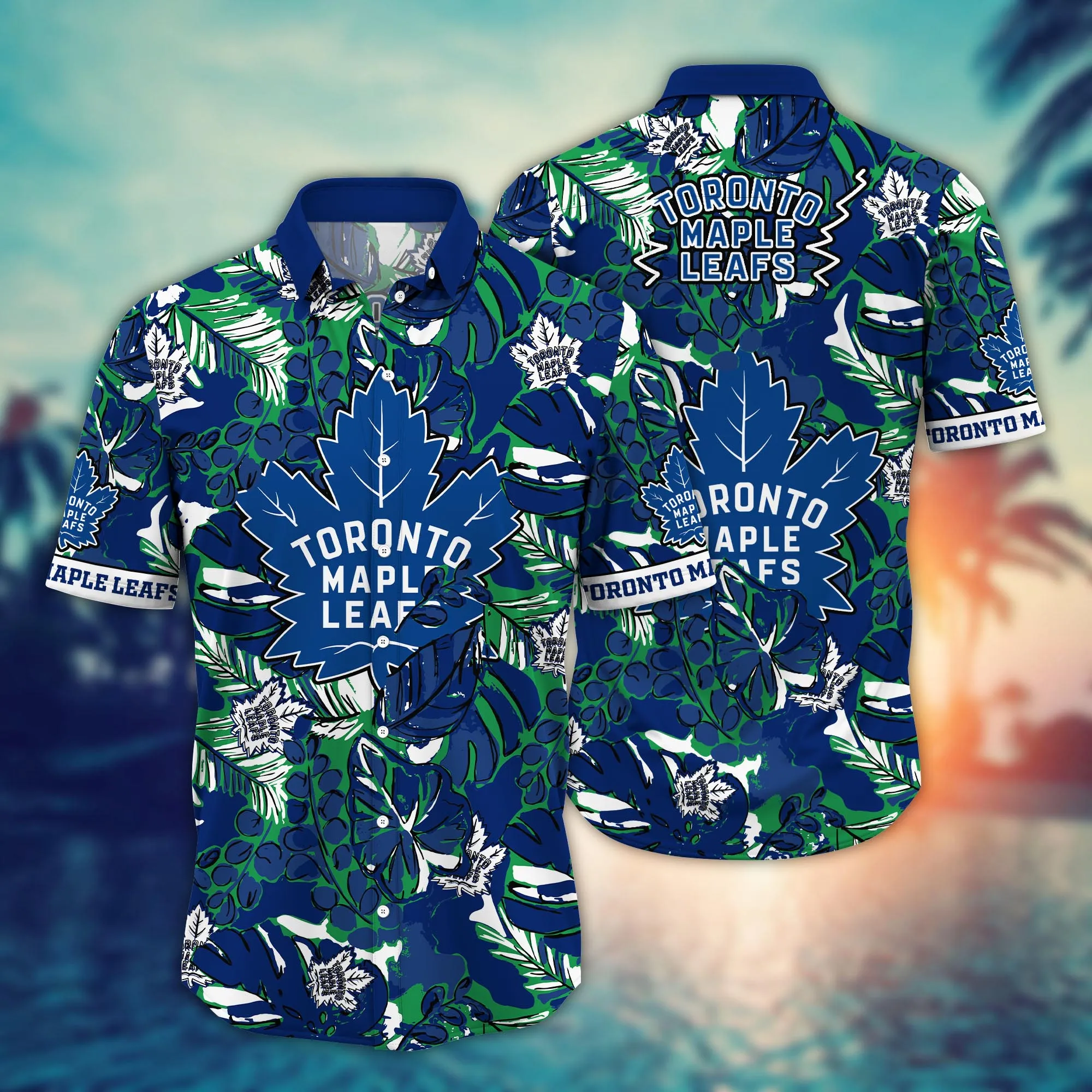 Toronto Maple Leafs Nhl Hawaiian Shirt Summery Aloha Shirt