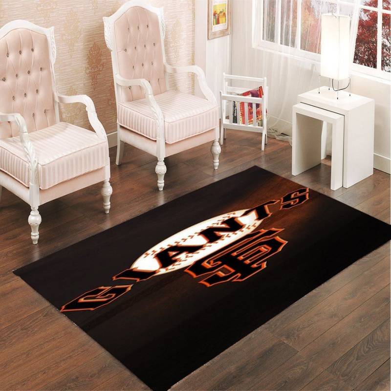 SAN FRANCISCO GIANTS 4 LIVING ROOM CARPET RUGS